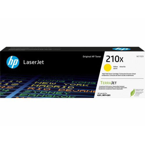 HP 210X (W2102X) YLW HIGH YIELD ORIGINAL LASERJET TONER
