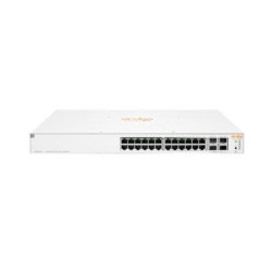 HPE  Aruba Instant On 1930 Switch Series - SFP+ - Wired - 10Gbps - Networking / Ports Qty: 28 - 10 Gigabit Ethernet - ARM Cortex A9 - 512MB RAM - 256MB Flash Memory - 100 - 127 / 200 - 240 VAC