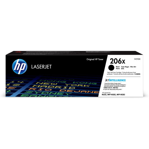 HP 206X High Yield Black Original LaserJet Toner Cartridge (W2110X) HP 206X High Yield Black Original LaserJet Toner Cartridge (W2110X)